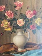 Heinz Werner van der Porten bloemstilleven, rozen in vaas, Antiek en Kunst, Kunst | Schilderijen | Klassiek, Ophalen