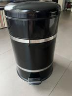 Pedaalemmer, hoogte 45 cm., Huis en Inrichting, Woonaccessoires | Prullenbakken, Ophalen, Met pedaal, Zo goed als nieuw, Metaal