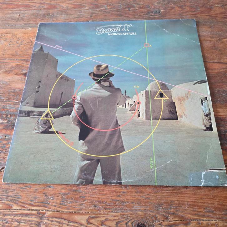 Lp: Brand X - Moroccan Roll (1977 re), Cd's en Dvd's, Vinyl | Rock, Gebruikt, 12 inch, Ophalen of Verzenden