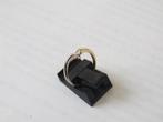 Gouden ring met briljant  0.05  ct, Ophalen of Verzenden, Zo goed als nieuw, 17 tot 18, Met edelsteen