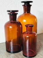 Antieke glazen apothersflessen, Ophalen of Verzenden