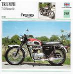 Ma1015 motorkaart triumph t120 bonneville, Ophalen of Verzenden, Zo goed als nieuw, Motoren