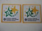 2 scouting emblemen, Europese jamboree Flevoland, 1994, Verzamelen, Scouting, Embleem, Speld of Insigne, Zo goed als nieuw, Verzenden