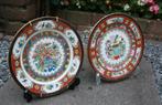 2x Chinese porseleinen wandborden, Antiek en Kunst, Ophalen of Verzenden