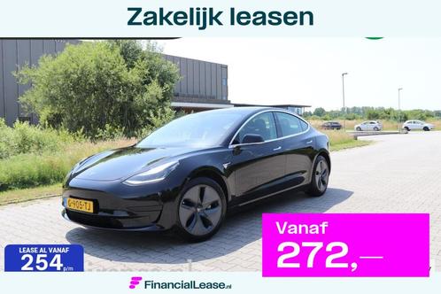 Tesla Model 3 Standard RWD Plus 60 kWh autopilot leder stoel, Auto's, Tesla, Bedrijf, Lease, Financial lease, Model 3, ABS, Adaptive Cruise Control