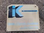 Bleskensgraaf melkkoeltanks bord 30 x 25 cm reclame, Ophalen of Verzenden, Reclamebord