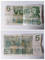 Bankbiljet Nederland 5 gulden., Postzegels en Munten, Bankbiljetten | Nederland, Ophalen of Verzenden