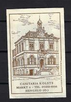 563 Hengelo cafetaria KOLSTE, Ophalen of Verzenden, Nederland