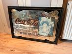 Antieke Coca-Cola Spiegel, Antiek en Kunst, Ophalen, Rechthoekig, 50 tot 100 cm, Minder dan 100 cm