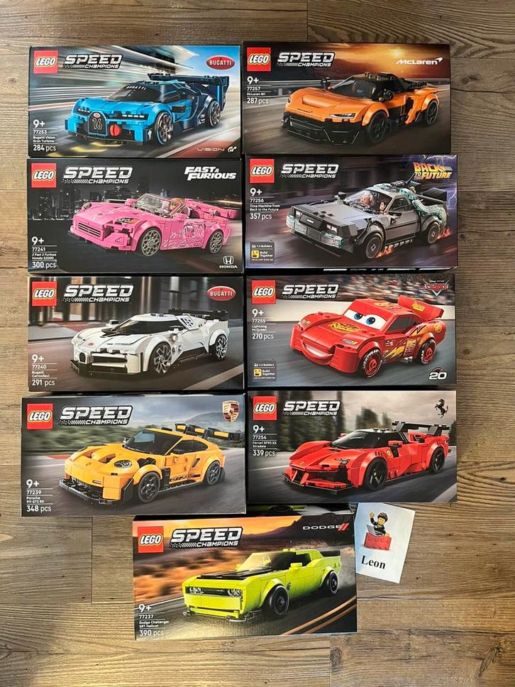 Lego Speed Champions sets allen nieuw in ongeopende doos!, Kinderen en Baby's, Speelgoed | Duplo en Lego, Nieuw, Lego, Complete set