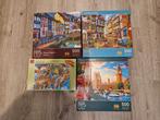 Partij Legpuzzels als nieuw T.E.A.B, Ophalen, 500 t/m 1500 stukjes, Zo goed als nieuw, Legpuzzel