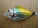 Mooie oude glazen kerstbal vis (aparte kleuren), Ophalen of Verzenden, Gebruikt