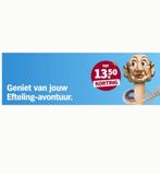 2 Efteling kaartjes, Twee personen, Ticket of Toegangskaart