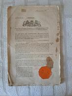 The poor law commissioners for England and Wales uit 1836, Verzamelen, Overige Verzamelen, Document, Gebruikt, Ophalen of Verzenden