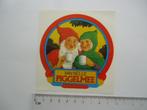 sticker oud Van Nelle piggelmee nans van leeuwen kabouter, Verzamelen, Stickers, Verzenden, Zo goed als nieuw, Bedrijf of Vereniging