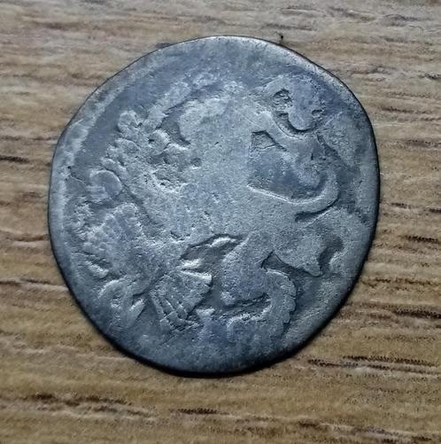 Dubbele stuiver van campen / kampen uit 1680, Postzegels en Munten, Munten | Nederland, Losse munt, 10 cent, Vóór koninkrijk, Zilver