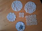 Vintage gehaakte onderzetters kleedjes, Huis en Inrichting, Verzenden, Gebruikt, Glas of Kopje
