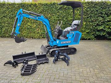 Minigraafmachine graafmachine ECO5 met tuinset NIEUW KINGWAY beschikbaar voor biedingen
