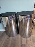 2x Brabantia touch bin, Huis en Inrichting, Woonaccessoires | Prullenbakken, Ophalen, Gebruikt, 50 tot 75 cm, 40 liter of meer