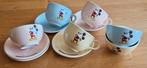 Disney servies: koppen, schotels en kommen met Mickey Mouse, Ophalen of Verzenden, Mickey Mouse, Zo goed als nieuw, Servies
