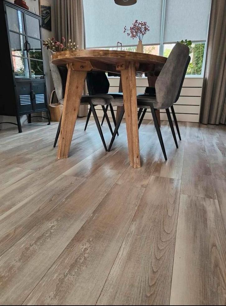 Laminaatvloer - 60m2 - Beschikbaar vanaf week 48, Doe-het-zelf en Verbouw, Vloerdelen en Plavuizen, Gebruikt, Laminaat, Kunststof