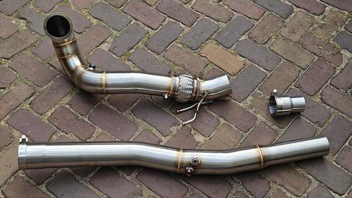 Uitlaat monster downpipe 3.5 INCH golf 7R / S3 8V / CUPRA ZI, Auto diversen, Tuning en Styling, Ophalen of Verzenden