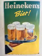 Heineken emaille reclame bord, Verzamelen, Merken en Reclamevoorwerpen, Ophalen of Verzenden, Zo goed als nieuw, Reclamebord