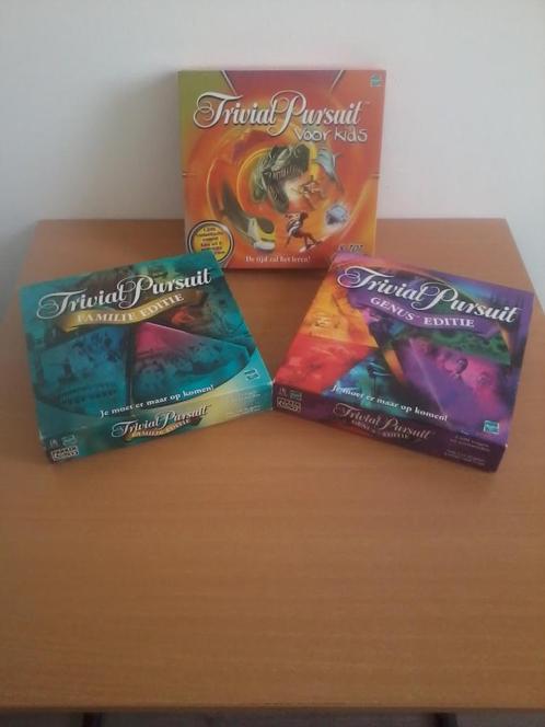 Triviant (MOOIE STAAT) 3 moderne edities (Parker/Hasbro), Hobby en Vrije tijd, Gezelschapsspellen | Bordspellen, Zo goed als nieuw