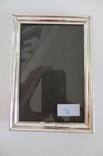 Oud fotolijstje nr 7, zilverkleurig, staand te gebruiken, Ophalen of Verzenden