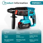 Yofidra accuklopboor machine, Ophalen, 600 watt of meer, Boor- en/of Breekhamer, Nieuw