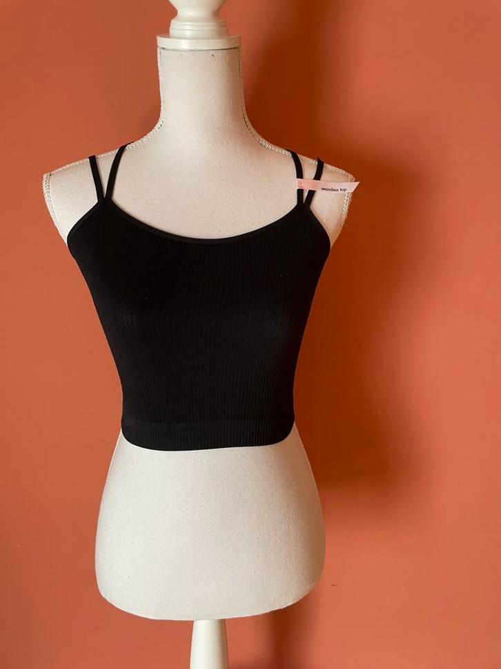 Nieuw! Hema zwarte top maat 38, Kleding | Dames, Tops, Nieuw, Maat 38/40 (M), Zwart, Zonder mouw, Verzenden