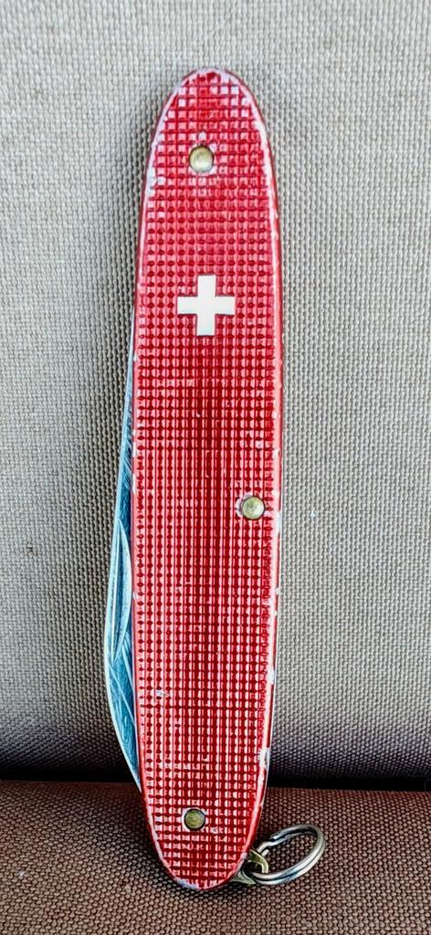 Victorinox popular old cross oc zakmes, Caravans en Kamperen, Kampeergereedschap, Gebruikt, Ophalen of Verzenden