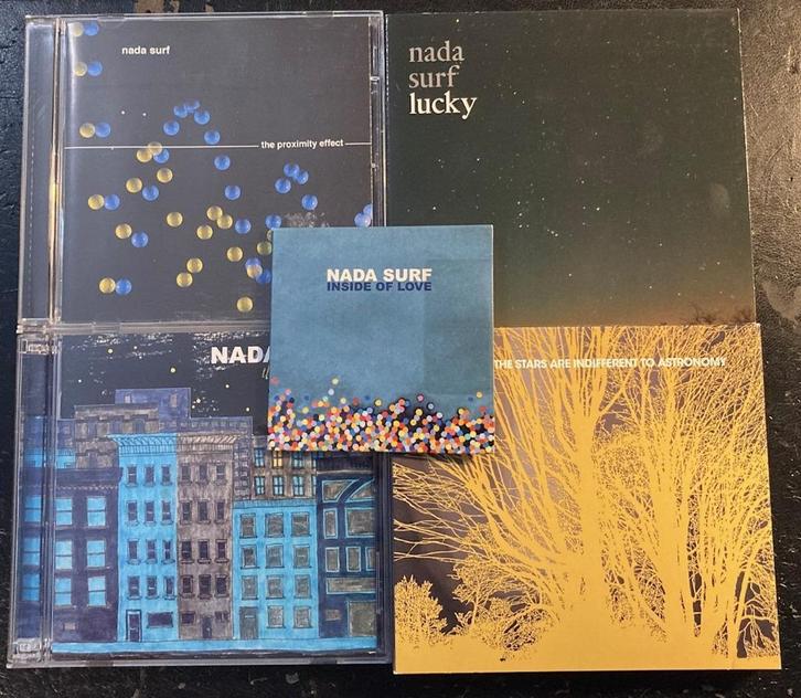 4x Nada Surf: (Indie) Rock, Cd's en Dvd's, Cd's | Rock, Gebruikt, Alternative, Ophalen of Verzenden