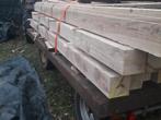 balken/ planken eiken.  Voor overkappingen, palen hekwerk ta, Doe-het-zelf en Verbouw, Hout en Planken, Ophalen, 25 tot 50 mm