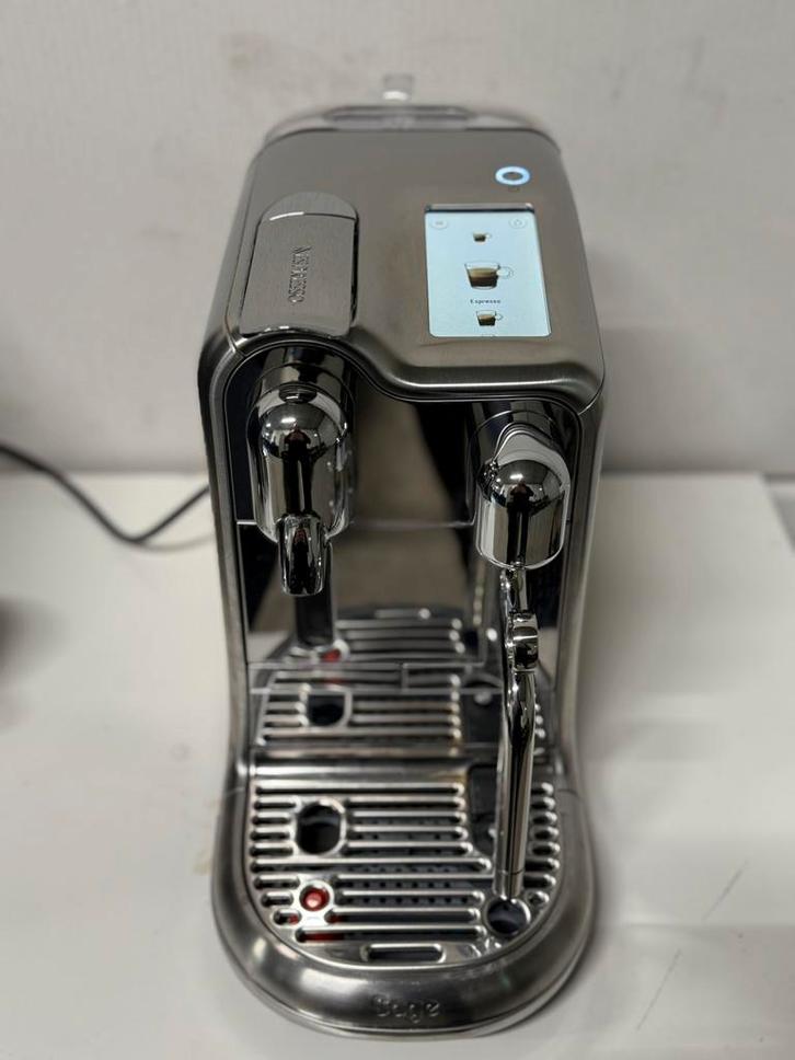 Sage Creatista Pro Nespresso Zeer Nette Staat, Witgoed en Apparatuur, Koffiezetapparaten, Zo goed als nieuw, Koffiepads en cups