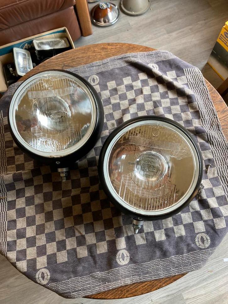 Oldtimer 2 Cibie verstralers super oscar 22 cm, Auto-onderdelen, Verlichting, Gebruikt, Ophalen of Verzenden