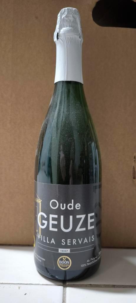 Brouwerij Boon
Oude Geuze 2021 villa Servais Limited edition, Verzamelen, Biermerken, Nieuw, Flesje(s), Overige merken, Ophalen of Verzenden