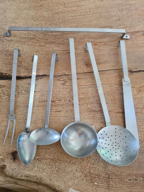 TEAB Lepelrek Gero Zilmeta - hele set, Huis en Inrichting, Keuken | Bestek, Gebruikt, Rvs of Chroom, Ophalen of Verzenden