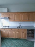 Nette keuken met 2.63m blad, Gebruikt, Bruin, Enkelwandige keuken, Ophalen of Verzenden