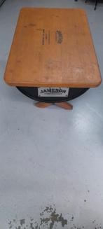 Salontafel half olievat whiskyvat mancave, Ophalen, 50 tot 100 cm, Zo goed als nieuw, Minder dan 50 cm