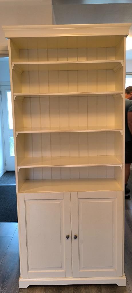Ikea liatorp boekenkast, Huis en Inrichting, Kasten | Boekenkasten, Gebruikt, 50 tot 100 cm, 200 cm of meer, 25 tot 50 cm, Met deur(en)