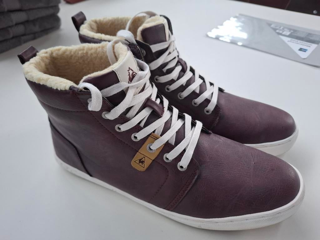 Le Coq Sportif Boots heren 46 gevoerd, Kleding | Heren, Schoenen, Ophalen of Verzenden, Zo goed als nieuw, Bruin, Boots