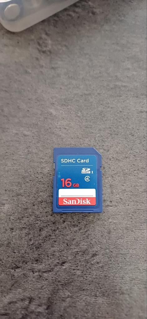 SanDisk SDHC 16GB Geheugenkaart, Zo goed als nieuw, Fotocamera, 16 GB, SDHC