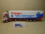 HERPA 1:87, VOLVO F-12+Koel-Oplegger "EISINGER", Zie Foto`s, Ophalen of Verzenden, Zo goed als nieuw, Bus of Vrachtwagen, Herpa