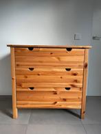 Vintage IKEA ladekast/kommode massief grenen 3 diepe laden, Ophalen, Gebruikt, 50 tot 100 cm, 3 of 4 laden