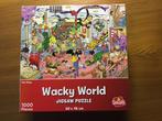 Legpuzzel Wacky World, Ophalen of Verzenden, 500 t/m 1500 stukjes, Legpuzzel, Zo goed als nieuw