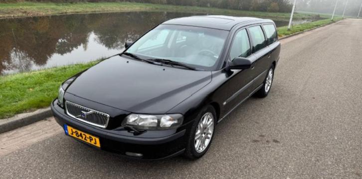 Volvo V70 2.4 170PK 2001 Zwart LPG G3 AUTOMAAT, Auto's, Volvo, Particulier, V70, ABS, Airbags, Airconditioning, Alarm, Centrale vergrendeling