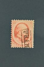Koning Willem III,  10 cent, NVPH nr 6 uit 1894, gestempeld, Ophalen of Verzenden, T/m 1940, Gestempeld