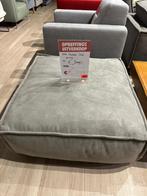 Hocker stof blauw/grijs nieuw, Ophalen, 125 cm of meer, Nieuw, Stof
