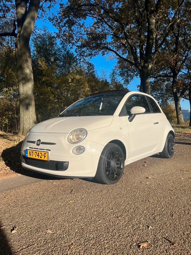 Fiat 500C | Cabrio | 2012 | Goed onderhouden, Auto's, Fiat, Particulier, 500C, ABS, Airbags, Airconditioning, Alarm, Bluetooth